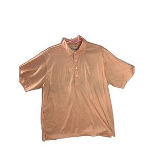 Donald Ross Mizner Country Club Orange Checkered Polo